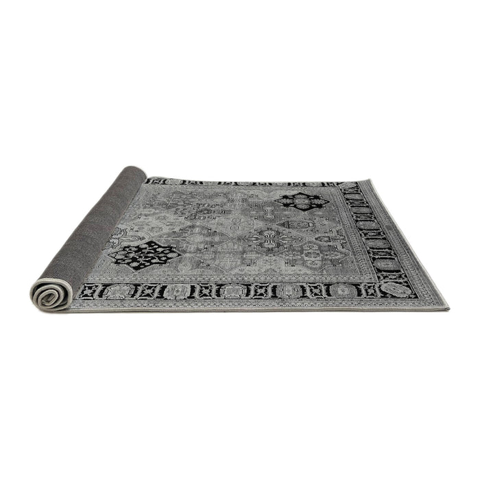 Sideview of Oriental Gray Industrial Rug, urb3129gry