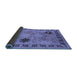 Sideview of Oriental Blue Industrial Rug, urb3129blu