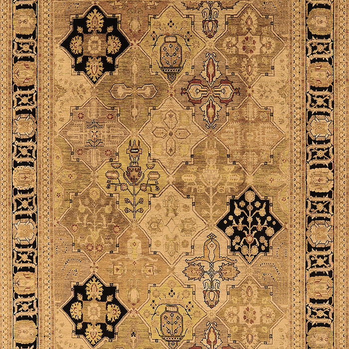 Oriental Brown Industrial Rug, urb3129brn