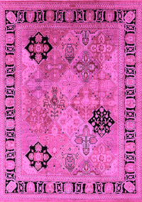 Oriental Pink Industrial Rug, urb3129pnk