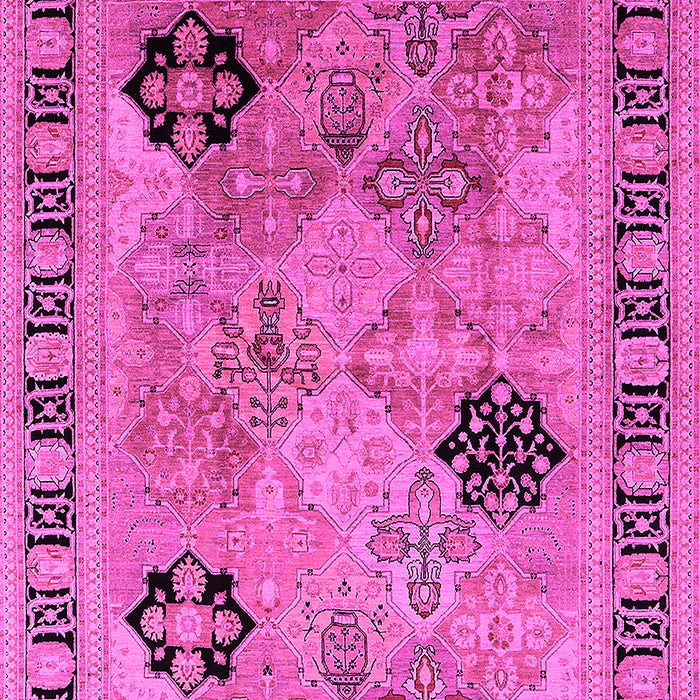 Oriental Pink Industrial Rug, urb3129pnk