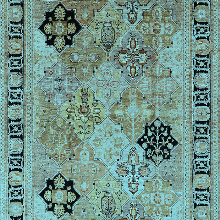 Oriental Light Blue Industrial Rug, urb3129lblu