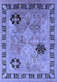 Oriental Blue Industrial Rug, urb3129blu