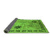 Sideview of Oriental Green Industrial Rug, urb3129grn