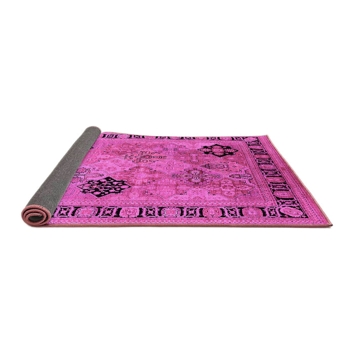 Sideview of Oriental Pink Industrial Rug, urb3129pnk