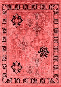 Oriental Red Industrial Rug, urb3129red