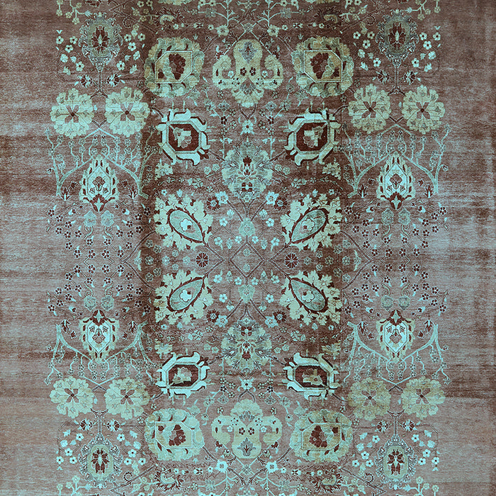 Oriental Light Blue Industrial Rug, urb3130lblu