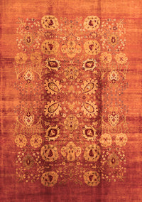 Oriental Orange Industrial Rug, urb3130org