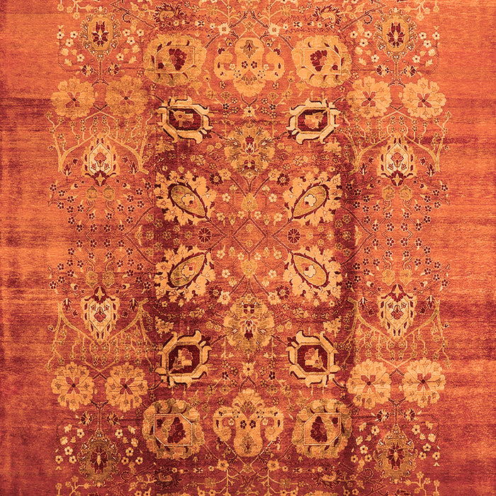 Oriental Orange Industrial Rug, urb3130org