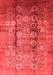 Oriental Red Industrial Area Rugs