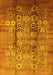 Oriental Yellow Industrial Rug, urb3130yw