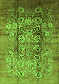 Oriental Green Industrial Rug, urb3130grn