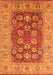 Oriental Orange Industrial Rug, urb3131org