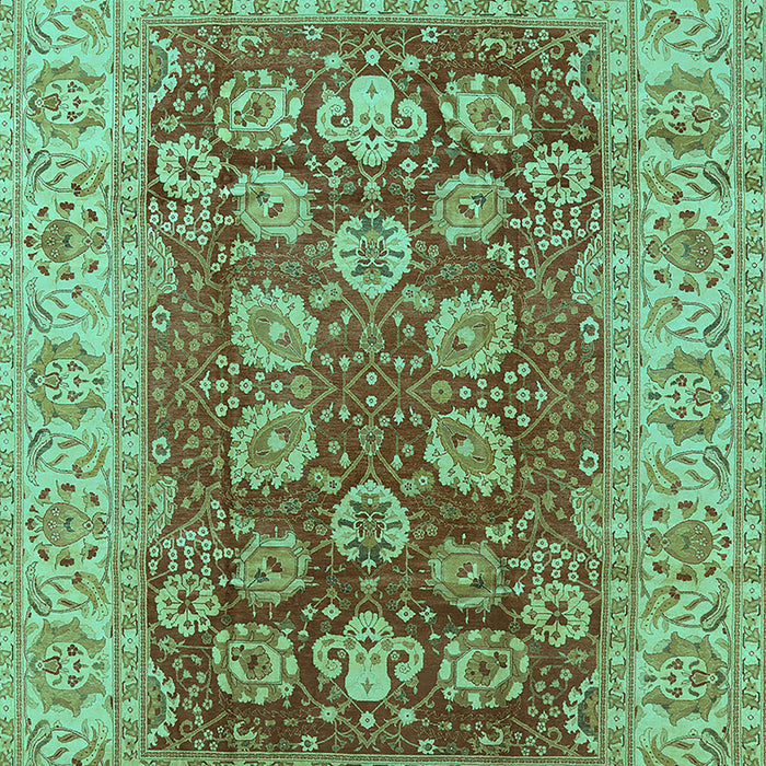 Oriental Turquoise Industrial Rug, urb3131turq