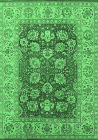 Oriental Emerald Green Industrial Rug, urb3131emgrn