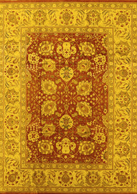 Oriental Yellow Industrial Rug, urb3131yw