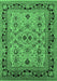 Oriental Emerald Green Industrial Rug, urb3132emgrn