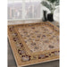 Machine Washable Industrial Modern Brown Sand Brown Rug in a Family Room, wshurb3132