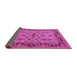 Sideview of Oriental Pink Industrial Rug, urb3132pnk