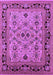 Machine Washable Oriental Purple Industrial Area Rugs, wshurb3132pur