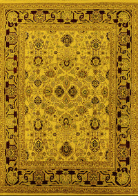 Oriental Yellow Industrial Rug, urb3132yw