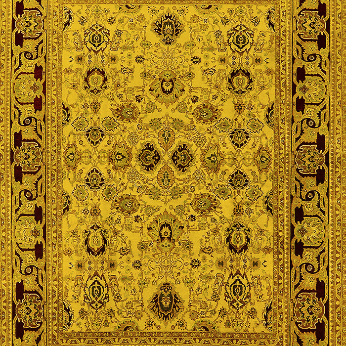Oriental Yellow Industrial Rug, urb3132yw