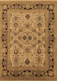 Oriental Brown Industrial Rug, urb3132brn