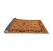 Sideview of Oriental Orange Industrial Rug, urb3132org