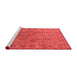 Industrial Red Washable Rugs