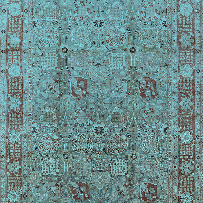 Oriental Light Blue Industrial Rug, urb3133lblu