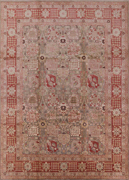 Mid-Century Modern Chestnut Red Oriental Rug, urb3133
