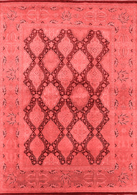 Oriental Red Industrial Rug, urb3134red