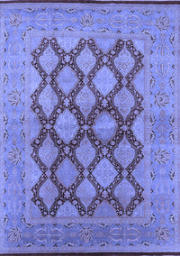 Oriental Blue Industrial Rug, urb3134blu