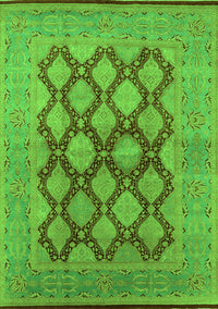 Oriental Green Industrial Rug, urb3134grn