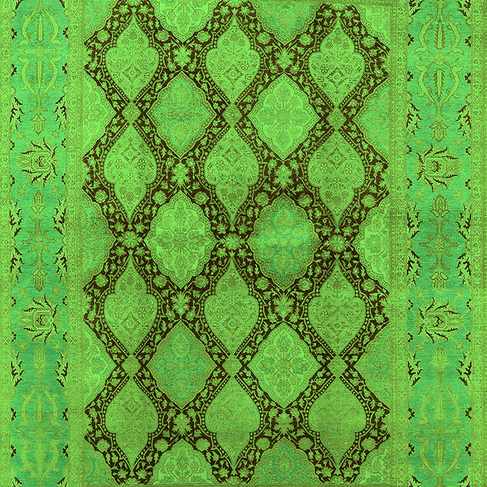 Oriental Green Industrial Rug, urb3134grn