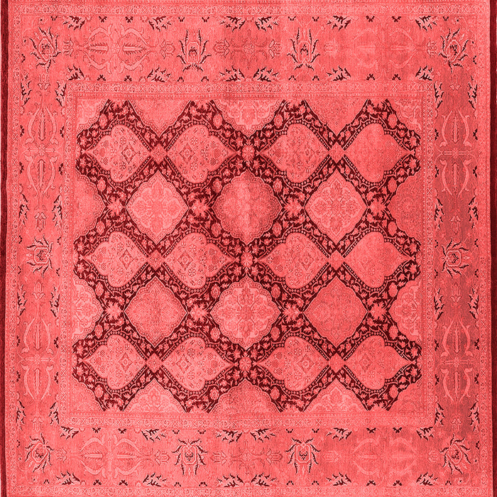 Machine Washable Oriental Red Industrial Rug, wshurb3134red