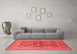 Industrial Red Washable Rugs