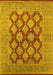 Oriental Yellow Industrial Rug, urb3134yw