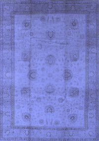 Oriental Blue Industrial Rug, urb3135blu