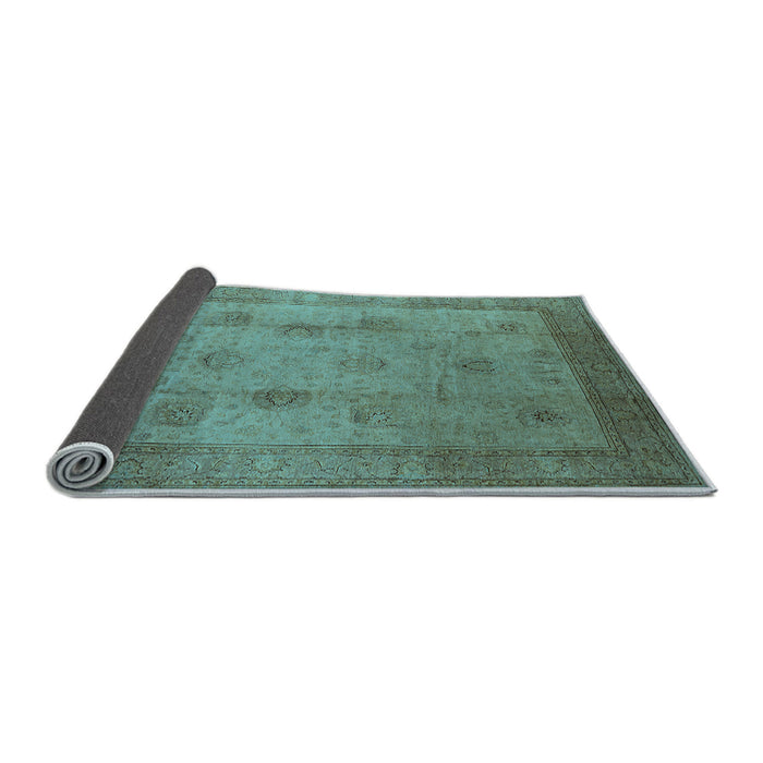 Sideview of Oriental Light Blue Industrial Rug, urb3135lblu