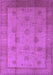 Machine Washable Oriental Purple Industrial Area Rugs, wshurb3135pur