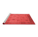 Industrial Red Washable Rugs