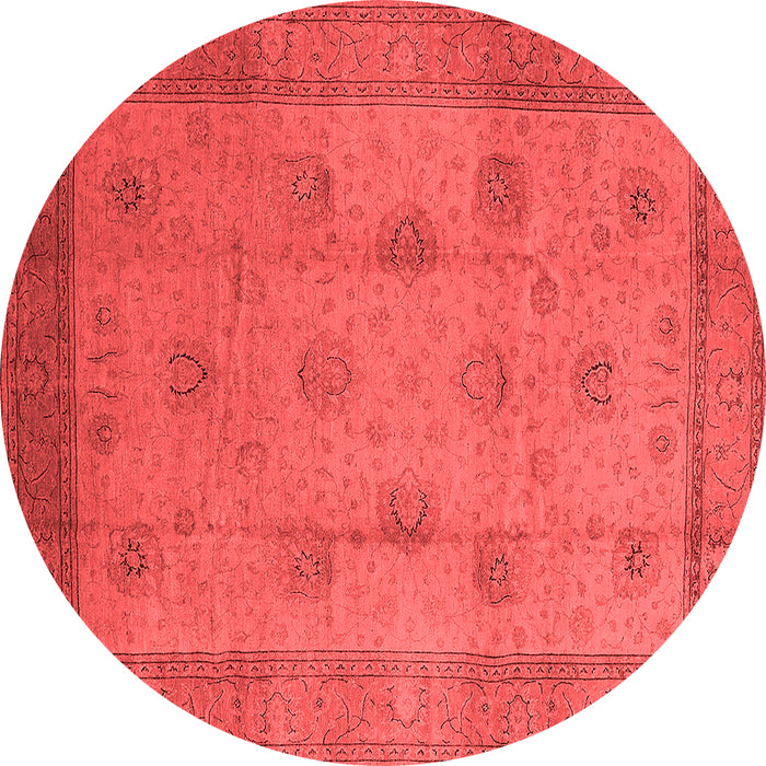 Machine Washable Oriental Red Industrial Rug, wshurb3135red