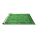 Sideview of Machine Washable Oriental Emerald Green Industrial Area Rugs, wshurb3135emgrn