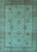 Oriental Light Blue Industrial Rug, urb3135lblu