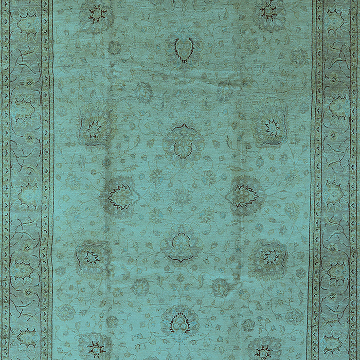 Oriental Light Blue Industrial Rug, urb3135lblu