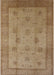 Mid-Century Modern Light Brown Oriental Rug, urb3135