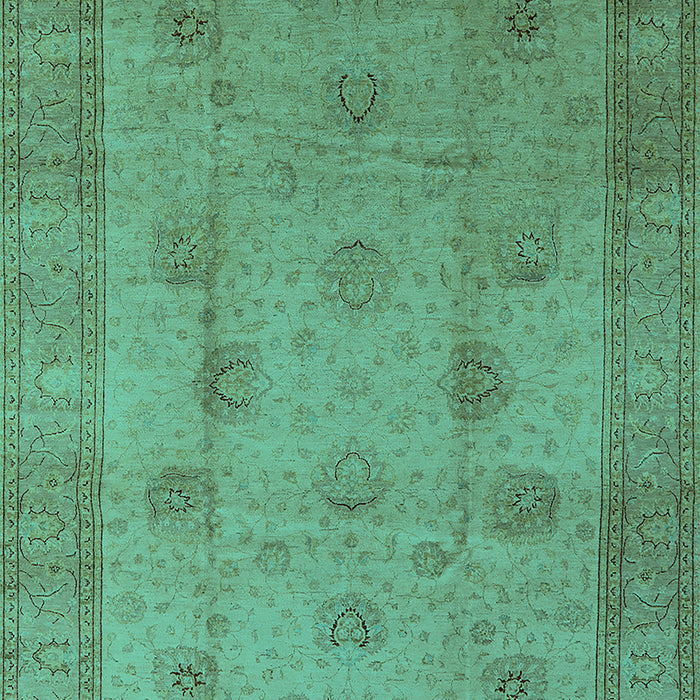 Oriental Turquoise Industrial Rug, urb3135turq