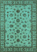 Oriental Turquoise Industrial Rug, urb3136turq