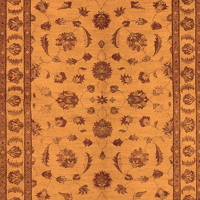 Oriental Orange Industrial Rug, urb3136org